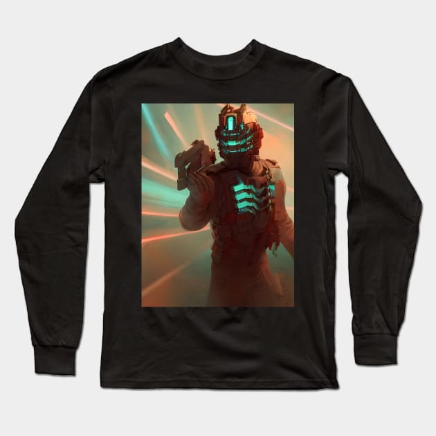 Dead Space Isaac Clarke Long Sleeve T-Shirt by animegirlnft